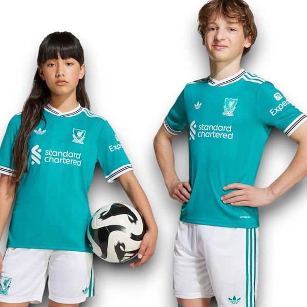 Liverpool Tercera Camiseta 2025/26 - Niños