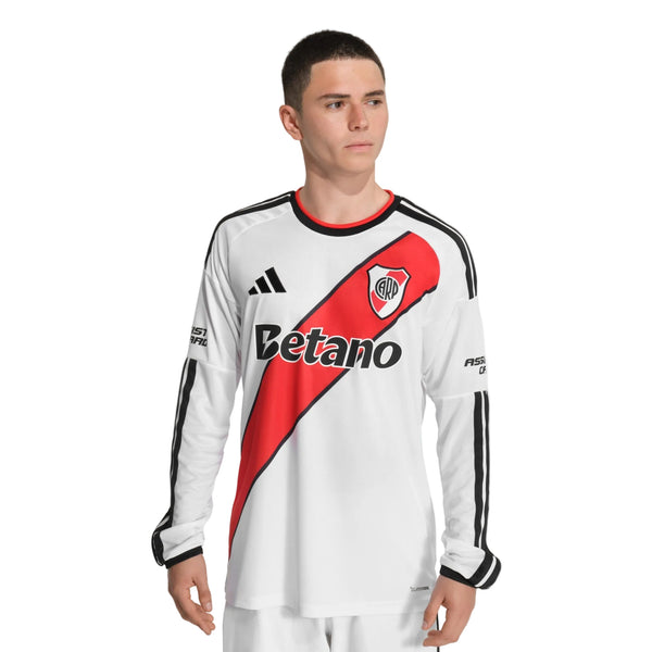 River Plate Versión Jugador Camiseta Local 2026 - Manga Larga