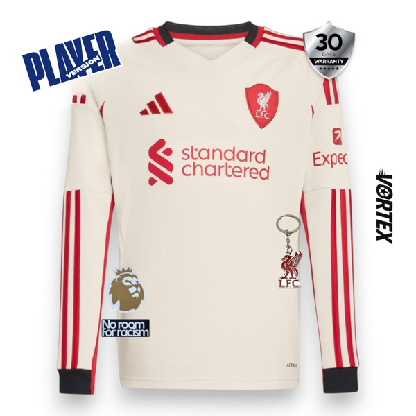 Liverpool Player Camiseta Visitante 2025/26 - Manga Larga