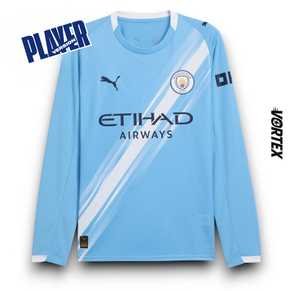 Manchester City Player Camiseta Local 2025/26 - Manga Larga