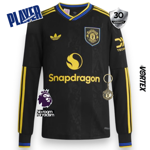 Manchester United Player Tercera Camiseta 2025/26 - Manga Larga