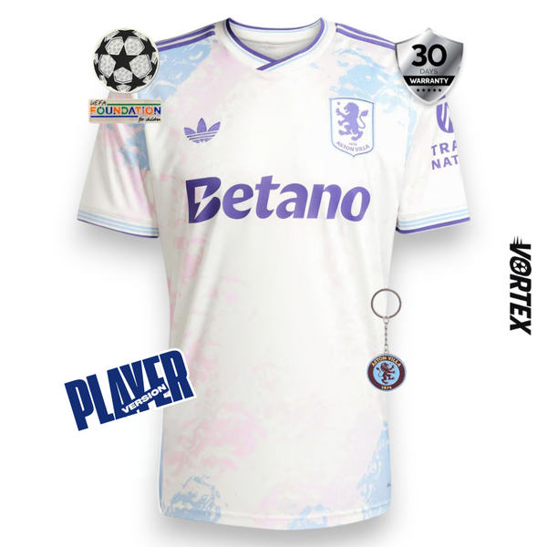 Aston Villa Tercera Camiseta 2025/26 - Versión Jugador