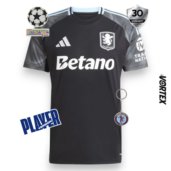 Aston Villa Camiseta Visitante 2025/26 - Versión Jugador