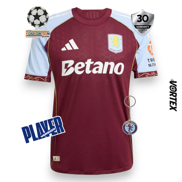 Aston Villa Camiseta Local 2025/26 - Versión Jugador