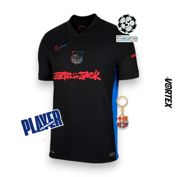 Barcelona Camiseta Visitante - Versión Jugador - X Travis Scott