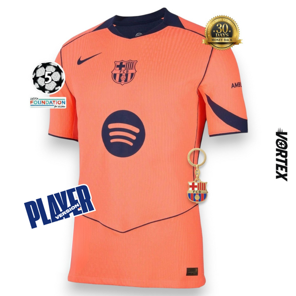 Barcelona Tercera Camiseta 2025/26 - Versión Jugador
