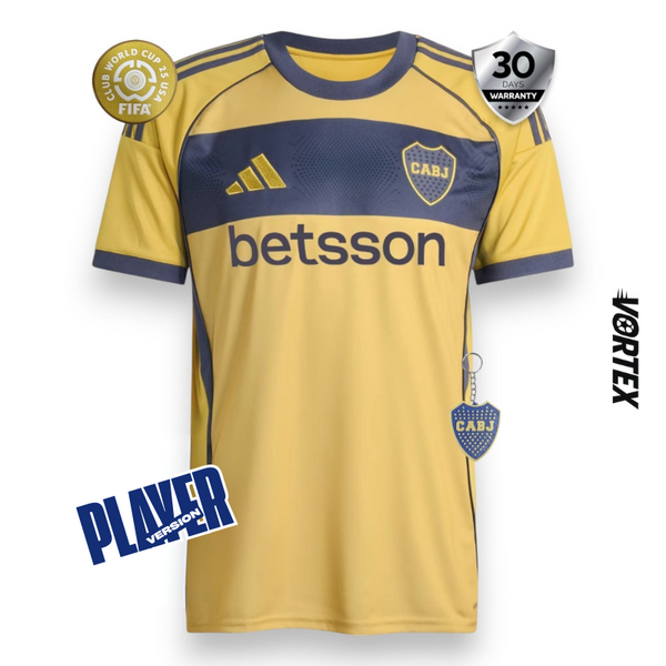 Boca Juniors Camiseta Visitante 2025/26 - Versión Jugador