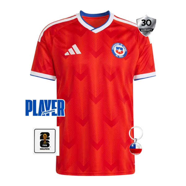 Chile Mundial Camiseta Local 2026 - Versión Jugador