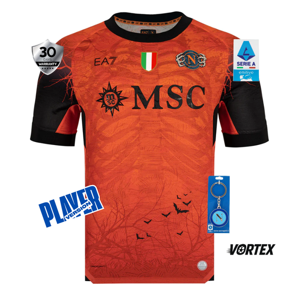 SSC Napoli Halloween Orange Player Camiseta 2025/26 - Versión Jugador