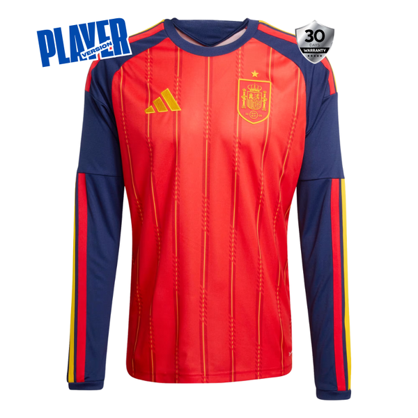 2 ESTRELLAS España Mundial Camiseta Local 2026 - Manga Larga - Versión Jugador