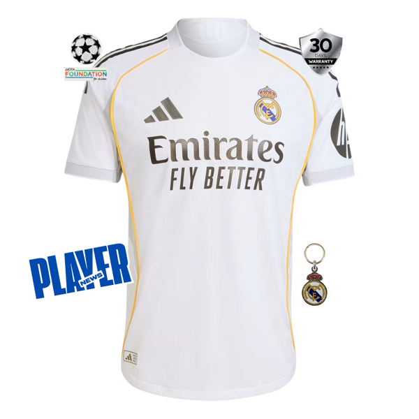 Real Madrid Camiseta Local 2025/26 - Versión Jugador