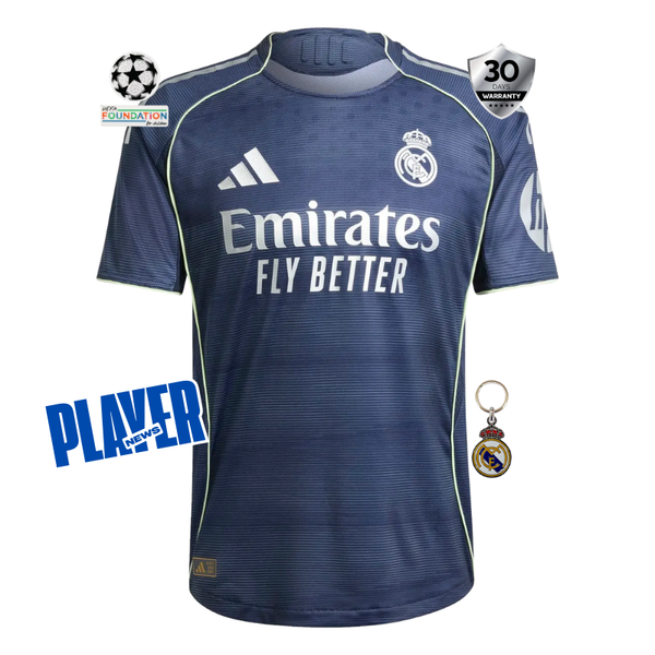 Real Madrid Camiseta Visitante 2025/26 - Versión Jugador