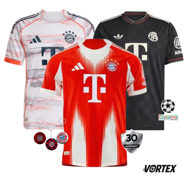 COMBO Bayern Munich 2025/26 (Home, Away e Third)