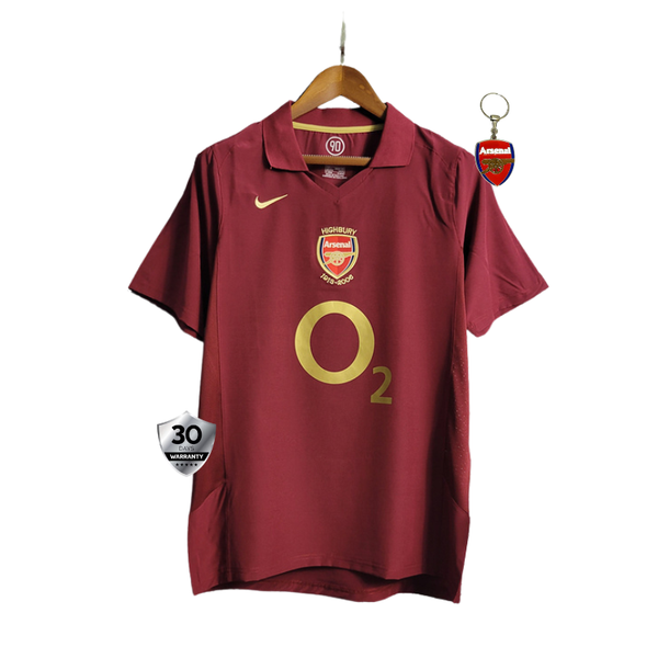 Arsenal Camiseta Local 2005/06 - Retro