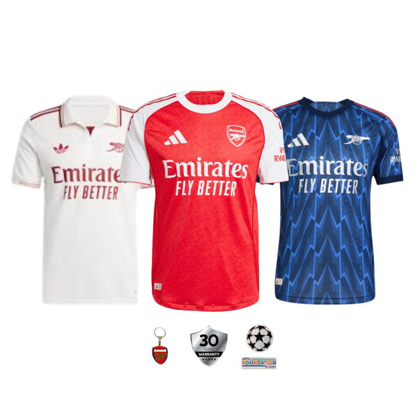 COMBO Arsenal 2025/26 (Home, Away e Third)