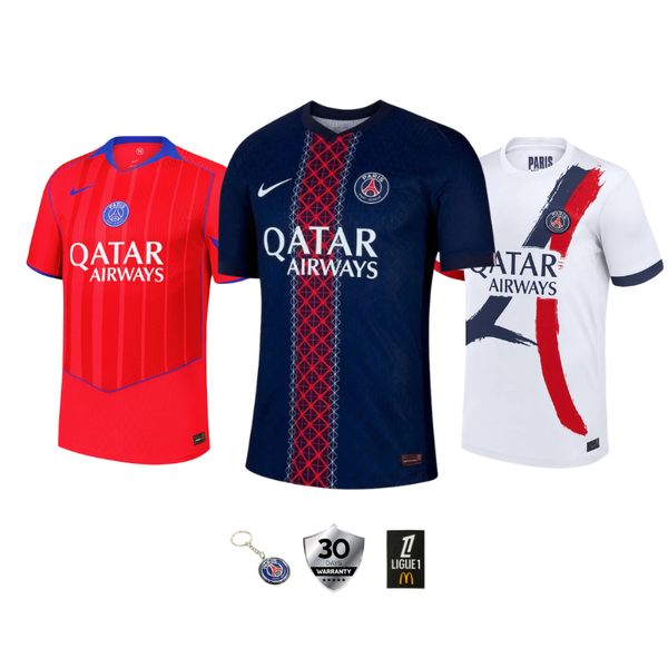 COMBO Paris Saint Germain 2025/26 (Home, Away e Third)
