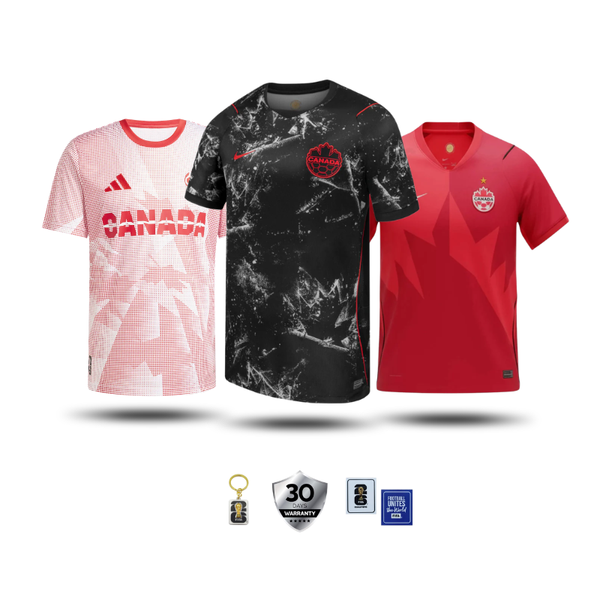 COMBO Canadá Mundial 2026 (Home, Away e Third)
