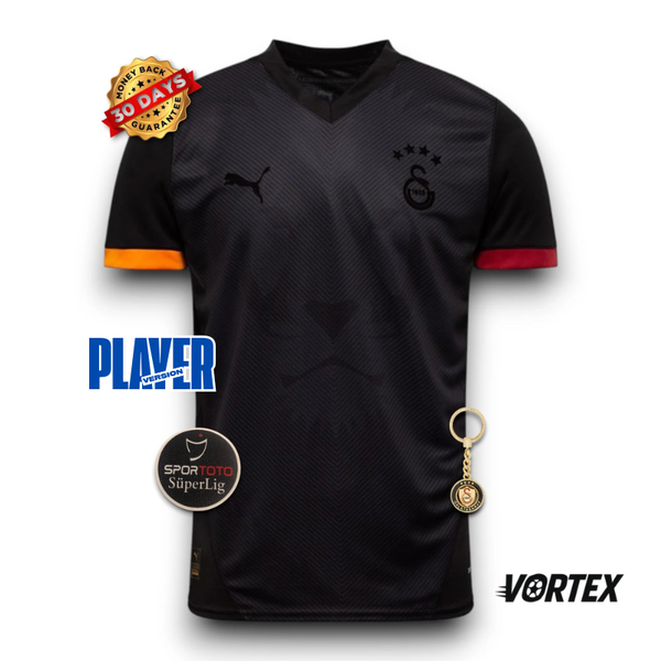 Galatasaray Player Negra Camiseta 2024/25 - Versión Jugador - Edición Especial