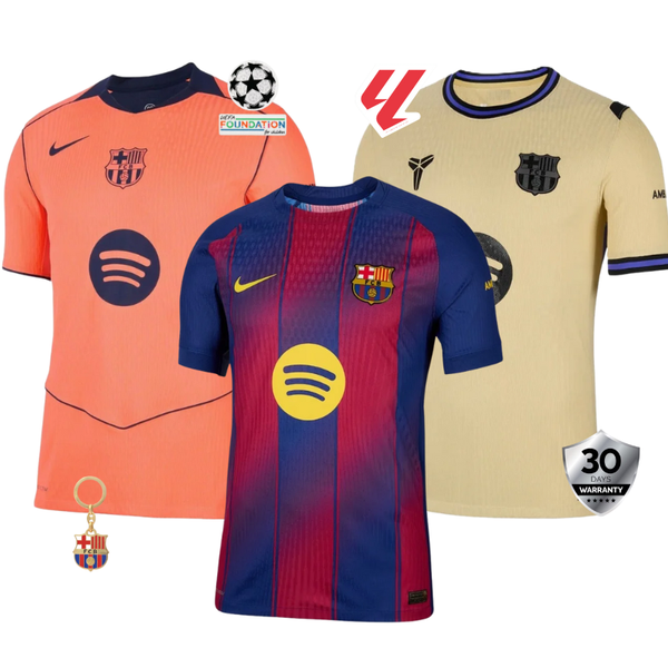 COMBO Barcelona 2025/26 (Home, Away e Third)